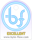 Excellent Rating on Byte-Flow.com