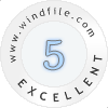 5/5 Stars Rating on WindFile.com