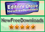 5/5 Stars Rating and Editor's Choice on NewFreeDownloads.com